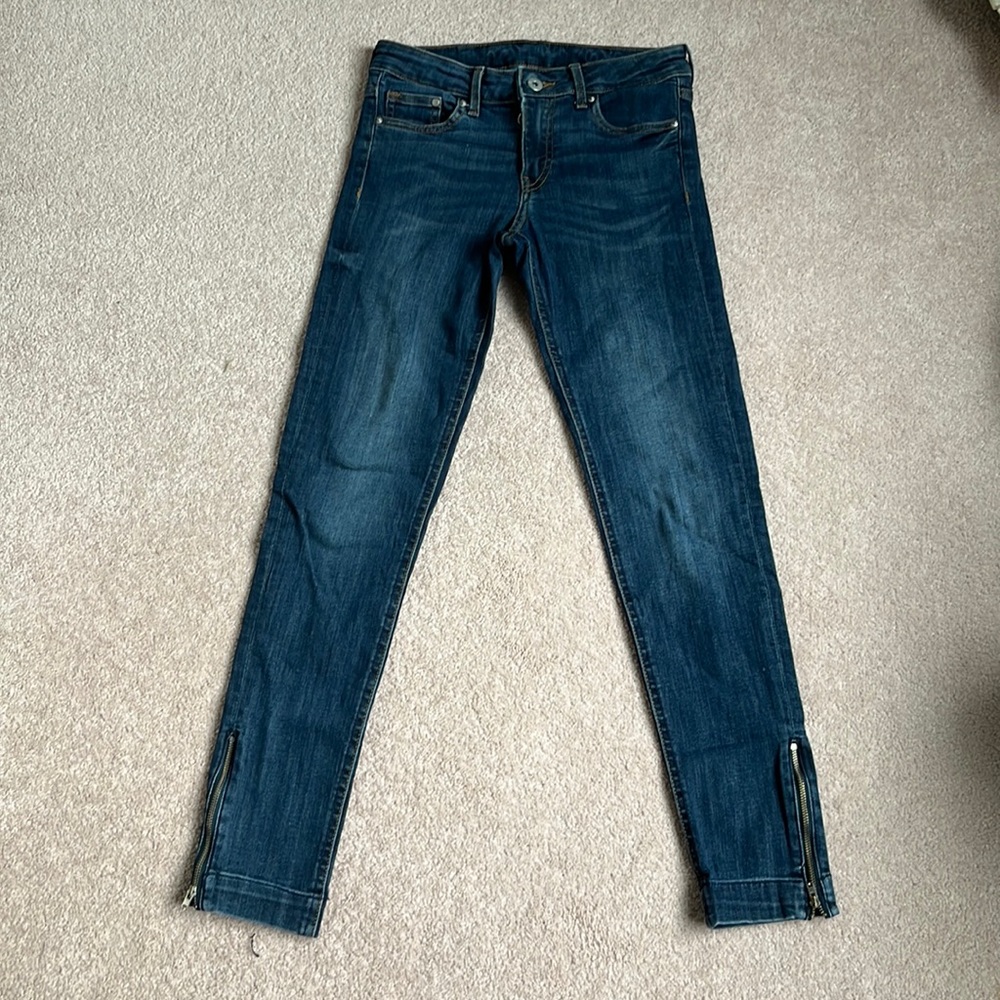 H and M low waist jeans
